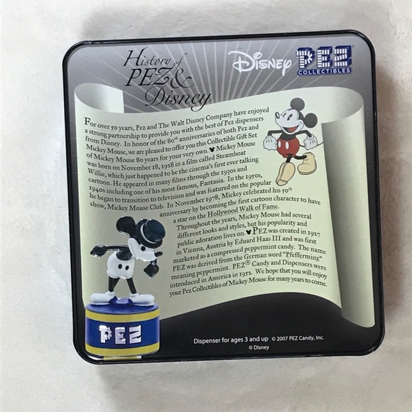 NIB Collectible Mickey Mouse Pez set - Picture 2 of 2